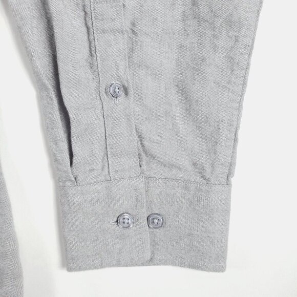 NEW Five Four Shirt Mens XL Gray Cotton Long Sleeve Regular Fit - Picture 4 of 15